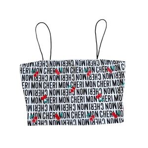 Mon Cheri Graphic Crop Top Cami